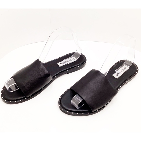 🆕{STEVE MADDEN} Taylor Studded Slide Sandals - Picture 13 of 16